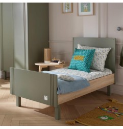 LITTLE BIG BED 140X70 ELEONORE KAKI