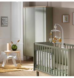 ARMOIRE 2 PORTES ELEONORE KAKI