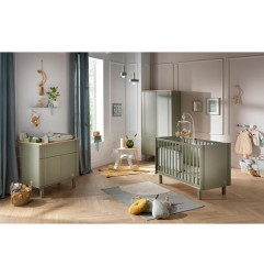 ARMOIRE 2 PORTES ELEONORE KAKI