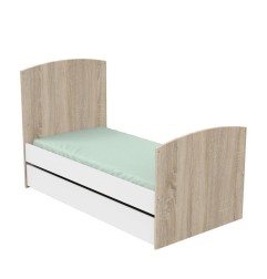 LITTLE BIG BED 140X70 ACCESS BOIS BLANC