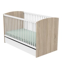 LITTLE BIG BED 140X70 ACCESS BOIS BLANC