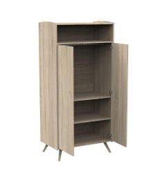 ARMOIRE 2 PORTES ET 1 NICHE BOIS ACCESS BOIS