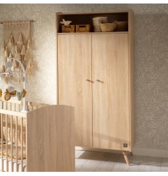 ARMOIRE 2 PORTES ET 1 NICHE BOIS ACCESS BOIS