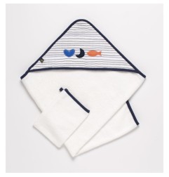 CAPE DE BAIN ET GANT