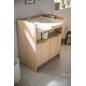 COMMODE 2 PORTES, 1 NICHE DAL INCLUS