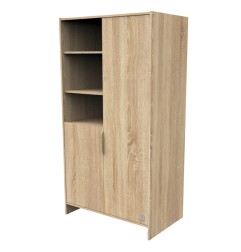 ARMOIRE 2 PORTES,3 NICHES
