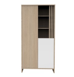 ARMOIRE 2 PORTES BLANC