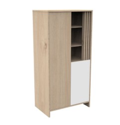 ARMOIRE 2 PORTES BLANC