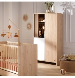 ARMOIRE 2 PORTES BLANC