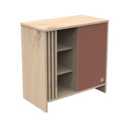 COMMODE 1 PORTE TERRACOTTA