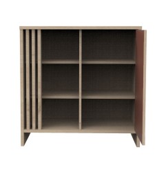 COMMODE 1 PORTE TERRACOTTA