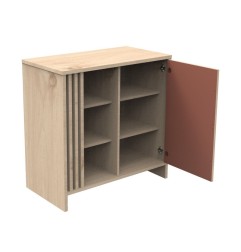 COMMODE 1 PORTE TERRACOTTA