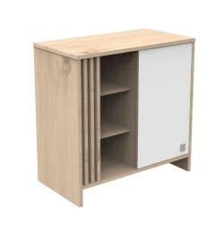 COMMODE 1 PORTE BLANC