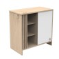 COMMODE 1 PORTE BLANC