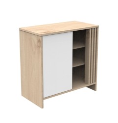 COMMODE 1 PORTE BLANC