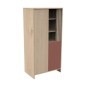 ARMOIRE 2 PORTES TERRACOTTA