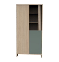 ARMOIRE 2 PORTES SAUGE