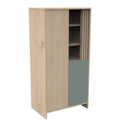 ARMOIRE 2 PORTES SAUGE