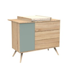 DISPOSITIF A LANGER, DESSUS INTEGRAL, 15KG JOUES BOIS