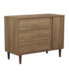 COMMODE 3 TIROIRS +1 PORTE