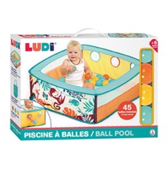 PISCINE A BALLE CARREE JUNGLE
