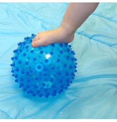 BALLE SENSORIELLE BLEUE