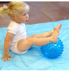 BALLE SENSORIELLE BLEUE