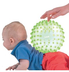 BALLE SENSORIELLE VERTE