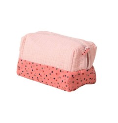 TROUSSE DE TOILETTE ROSE