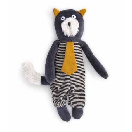 PETIT CHAT GRIS ALPHONSE LES MOUSTACHES