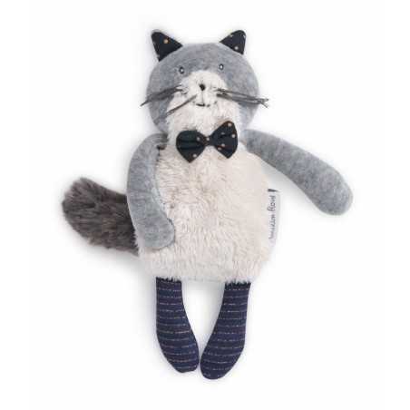 PETIT CHAT GRIS CLAIR FERNAND LES MOUSTACHES