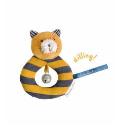 ANNEAU-HOCHET CHAT MOUTARDE LULU LES MOUSTACHES