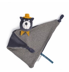 DOUDOU CHAT GRIS ALPHONSE LES MOUSTACHES