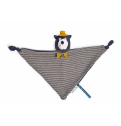 DOUDOU CHAT GRIS ALPHONSE LES MOUSTACHES
