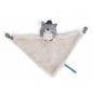 DOUDOU CHAT GRIS CLAIR FERNAND LES MOUSTACHES