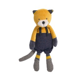 POUPEE CHAT MOUTARDE LULU LES MOUSTACHES