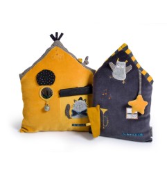 COUSSIN D'ACTIVITES MAISON MOUTARDE LES MOUSTACHES