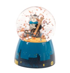 BOULE A NEIGE MUSICALE LES MOUSTACHES