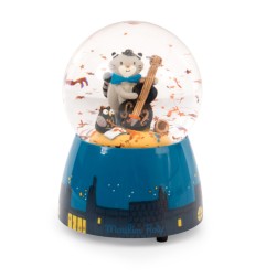 BOULE A NEIGE MUSICALE LES MOUSTACHES