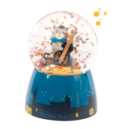 BOULE A NEIGE MUSICALE LES MOUSTACHES