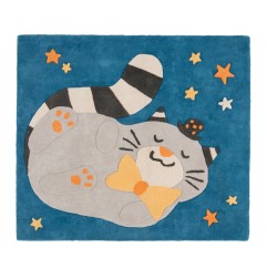 TAPIS DE CHAMBRE COTON LES MOUSTACHES