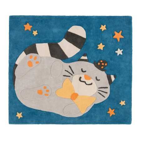 TAPIS DE CHAMBRE COTON LES MOUSTACHES