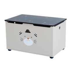 COFFRE A JOUETS LES MOUSTACHES