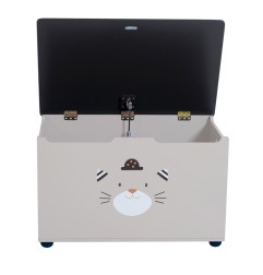 COFFRE A JOUETS LES MOUSTACHES