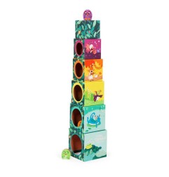 CUBES EMPILABLES DANS LA JUNGLE