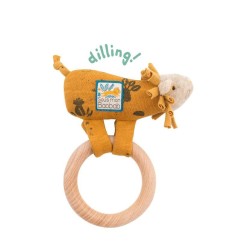 ANNEAU-HOCHET BOIS LION SOUS MON BAOBAB