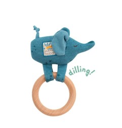 ANNEAU-HOCHET BOIS ELEPHANT SOUS MON BAOBAB