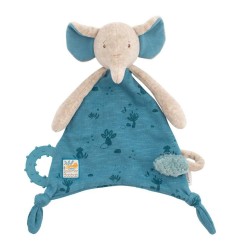 DOUDOU ATTACHE-TETINE ELEPHANT SOUS MON BAOBAB
