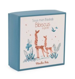 DOUDOU ATTACHE-TETINE GIRAFE SOUS MON BAOBAB