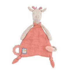 DOUDOU ATTACHE-TETINE GIRAFE SOUS MON BAOBAB